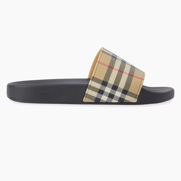 Burberry Furley Check Slide Sandal, Size 36 - Picture 6 of 6